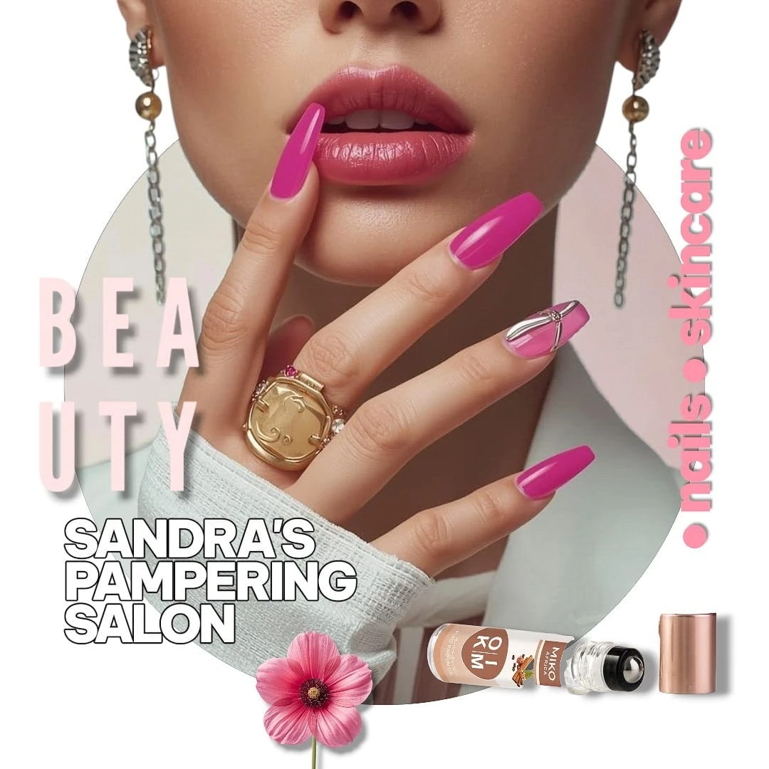 Original Sandra's Pampering Salon advertisement